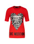 LOVE MOSCHINO T-Shirt W4F152LM 3876 Červená Regular Fit - Pepit.cz