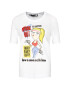 LOVE MOSCHINO T-Shirt W4F152MM 3876 Bílá Regular Fit - Pepit.cz