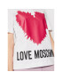 LOVE MOSCHINO T-Shirt W4F153AM 3876 Bílá Regular Fit - Pepit.cz