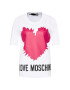 LOVE MOSCHINO T-Shirt W4F153AM 3876 Bílá Regular Fit - Pepit.cz