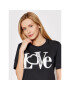 LOVE MOSCHINO T-Shirt W4F153MM 3876 Černá Regular Fit - Pepit.cz