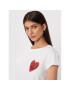 LOVE MOSCHINO T-Shirt W4F303GM 3876 Bílá Regular Fit - Pepit.cz