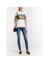 LOVE MOSCHINO T-Shirt W4F7347M 3517 Bílá Regular Fit - Pepit.cz