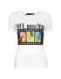 LOVE MOSCHINO T-Shirt W4F7347M 3517 Bílá Regular Fit - Pepit.cz