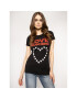 LOVE MOSCHINO T-Shirt W4F7356E 1698 Černá Regular Fit - Pepit.cz