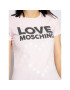 LOVE MOSCHINO T-Shirt W4F7356E 1698 Růžová Regular Fit - Pepit.cz