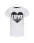 LOVE MOSCHINO T-Shirt W4F7357E 1698 Bílá Regular Fit - Pepit.cz