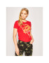 LOVE MOSCHINO T-Shirt W4F7362E 1698 Červená Regular Fit - Pepit.cz