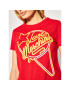 LOVE MOSCHINO T-Shirt W4F7362E 1698 Červená Regular Fit - Pepit.cz