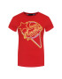 LOVE MOSCHINO T-Shirt W4F7362E 1698 Červená Regular Fit - Pepit.cz