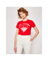 LOVE MOSCHINO T-Shirt W4F7365M 3876 Červená Regular Fit - Pepit.cz