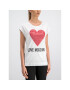 LOVE MOSCHINO T-Shirt W4G7901M3517 Bílá Regular Fit - Pepit.cz