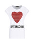 LOVE MOSCHINO T-Shirt W4G7901M3517 Bílá Regular Fit - Pepit.cz