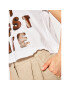 LOVE MOSCHINO T-Shirt W4H0401M 3876 Bílá Regular Fit - Pepit.cz