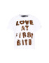 LOVE MOSCHINO T-Shirt W4H0401M 3876 Bílá Regular Fit - Pepit.cz