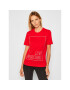 LOVE MOSCHINO T-Shirt W4H0604M 3876 Červená Regular Fit - Pepit.cz