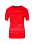 LOVE MOSCHINO T-Shirt W4H0604M 3876 Červená Regular Fit - Pepit.cz