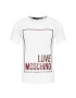 LOVE MOSCHINO T-Shirt W4H0605M 3876 Bílá Regular Fit - Pepit.cz