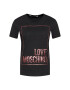 LOVE MOSCHINO T-Shirt W4H0605M 3876 Černá Regular Fit - Pepit.cz