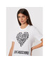 LOVE MOSCHINO T-Shirt W4H0627M 3876 Bílá Regular Fit - Pepit.cz