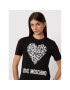 LOVE MOSCHINO T-Shirt W4H0627M 3876 Černá Regular Fit - Pepit.cz