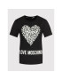 LOVE MOSCHINO T-Shirt W4H0627M 3876 Černá Regular Fit - Pepit.cz