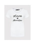 LOVE MOSCHINO T-Shirt W4H1029E 1951 Bílá Slim Fit - Pepit.cz