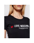 LOVE MOSCHINO T-Shirt W4H1904E 1951 Černá Slim Fit - Pepit.cz