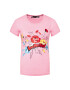 LOVE MOSCHINO T-Shirt W4H1905E 1951 Růžová Slim Fit - Pepit.cz