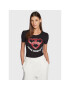 LOVE MOSCHINO T-Shirt W4H1930E 1951 Černá Slim Fit - Pepit.cz