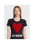 LOVE MOSCHINO T-Shirt W4H1932E 1951 Černá Slim Fit - Pepit.cz