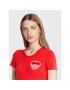 LOVE MOSCHINO T-Shirt W4H1980E 1951 Červená Slim Fit - Pepit.cz