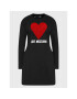 LOVE MOSCHINO Úpletové šaty WD0501E 2388 Černá Regular Fit - Pepit.cz