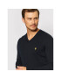 Lyle & Scott Svetr V Neck KN401VC Tmavomodrá Slim Fit - Pepit.cz