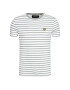 Lyle & Scott T-Shirt Breton Stripe TS508VB Bílá Regular Fit - Pepit.cz