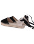 Manebi Espadrilky Flat Valenciana K 1.0 P0 Černá - Pepit.cz