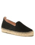 Manebi Espadrilky Suede Flat Espadrilles Černá - Pepit.cz