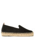 Manebi Espadrilky Suede Flat Espadrilles Černá - Pepit.cz