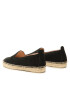 Manebi Espadrilky Suede Flat Espadrilles Černá - Pepit.cz