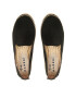 Manebi Espadrilky Suede Flat Espadrilles Černá - Pepit.cz