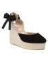 Manebi Espadrilky Wedge Espadrilles K 1.0 WV Černá - Pepit.cz