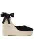 Manebi Espadrilky Wedge Espadrilles K 1.0 WV Černá - Pepit.cz