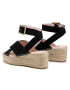 Manebi Espadrilky Wedges W Belt K 1.0 Wb Černá - Pepit.cz