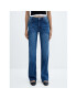 Mango Jeansy Danila 57005977 Modrá Straight Fit - Pepit.cz