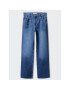 Mango Jeansy Danila 57005977 Modrá Straight Fit - Pepit.cz