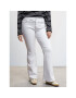 Mango Jeansy Flare 47045840 Bílá Regular Fit - Pepit.cz