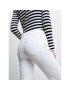 Mango Jeansy Flare 47045840 Bílá Regular Fit - Pepit.cz