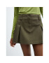 Mango Mini sukně Meli 57045969 Khaki Regular Fit - Pepit.cz