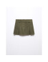 Mango Mini sukně Meli 57045969 Khaki Regular Fit - Pepit.cz