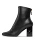 Max Mara Polokozačky Damierbootie 23479625336 Černá - Pepit.cz